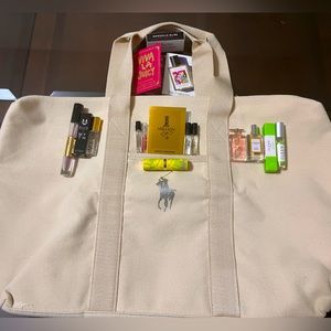 Ralph Lauren tote bag and fragrances